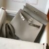 Replica Hermes Kelly Danse 22cm Leather Bag 20356 Gray