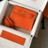 Replica Hermes Kelly Danse 22cm Leather Bag 20355 Orange