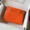 Replica Hermes Kelly Danse 22cm Leather Bag 20355 Orange