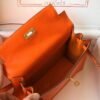 Replica Hermes Kelly Danse 22cm Leather Bag 20355 Orange