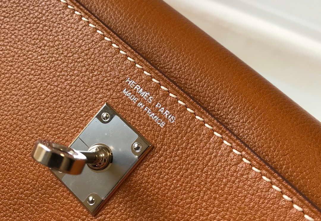 Replica Hermes Kelly Danse 22cm Leather Bag 20353 Tan