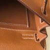Replica Hermes Kelly Danse 22cm Leather Bag 20353 Tan
