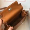 Replica Hermes Kelly Danse 22cm Leather Bag 20353 Tan