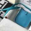 Replica Hermes Evelyne Bag Designer Hermes Mini Crossbody Bag 20381 Gold Blue