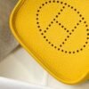 Replica Hermes Evelyne Bag Designer Hermes Mini Crossbody Real Bag 20426 Yellow
