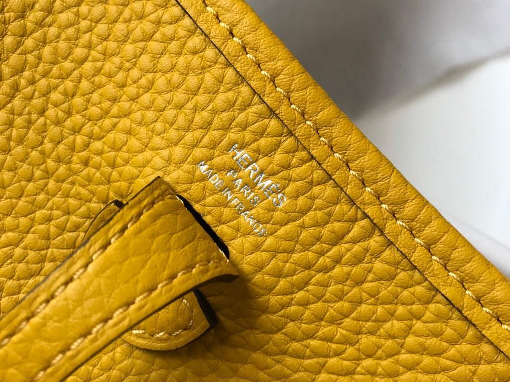 Replica Hermes Evelyne Bag Designer Hermes Mini Crossbody Real Bag 20426 Yellow