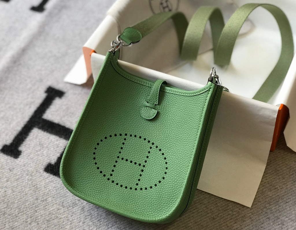 65327686e66ac.jpg Replica Hermes Evelyne Bag Designer Hermes Mini Crossbody Real Bag 20424 Green