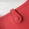 6532772a1f993.jpg Replica Hermes Evelyne Bag Designer Hermes Mini Crossbody Bag 20397 Gold Buckle Red
