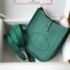 Replica Hermes Evelyne Bag Designer Hermes Mini Crossbody Bag 20389 Gold Buckle Green