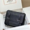653277bbcbff8.jpg Replica Hermes H074774CK37 Steve light messenger bag Black