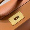 Replica Hermes Kelly 2424 Leather 29cm H230267 Brown Shoulder bag