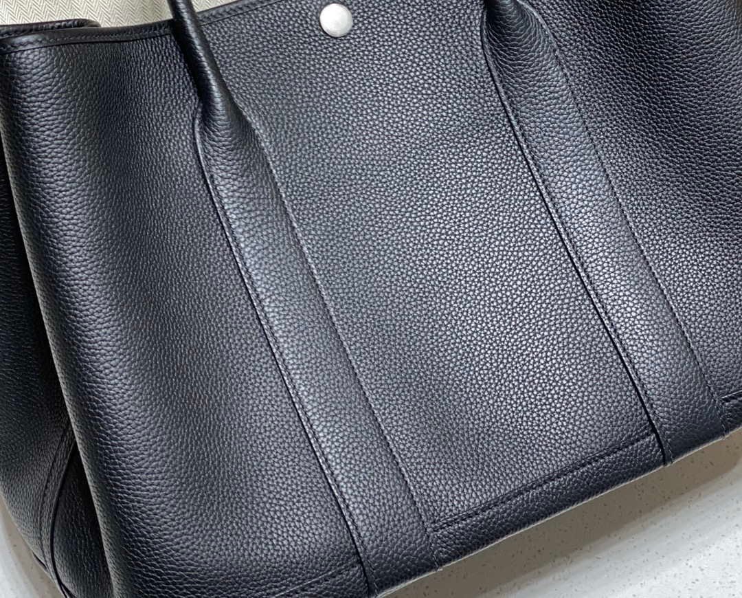 Replica Hermes Black Togo Medium Garden Party 36cm Bag H239055