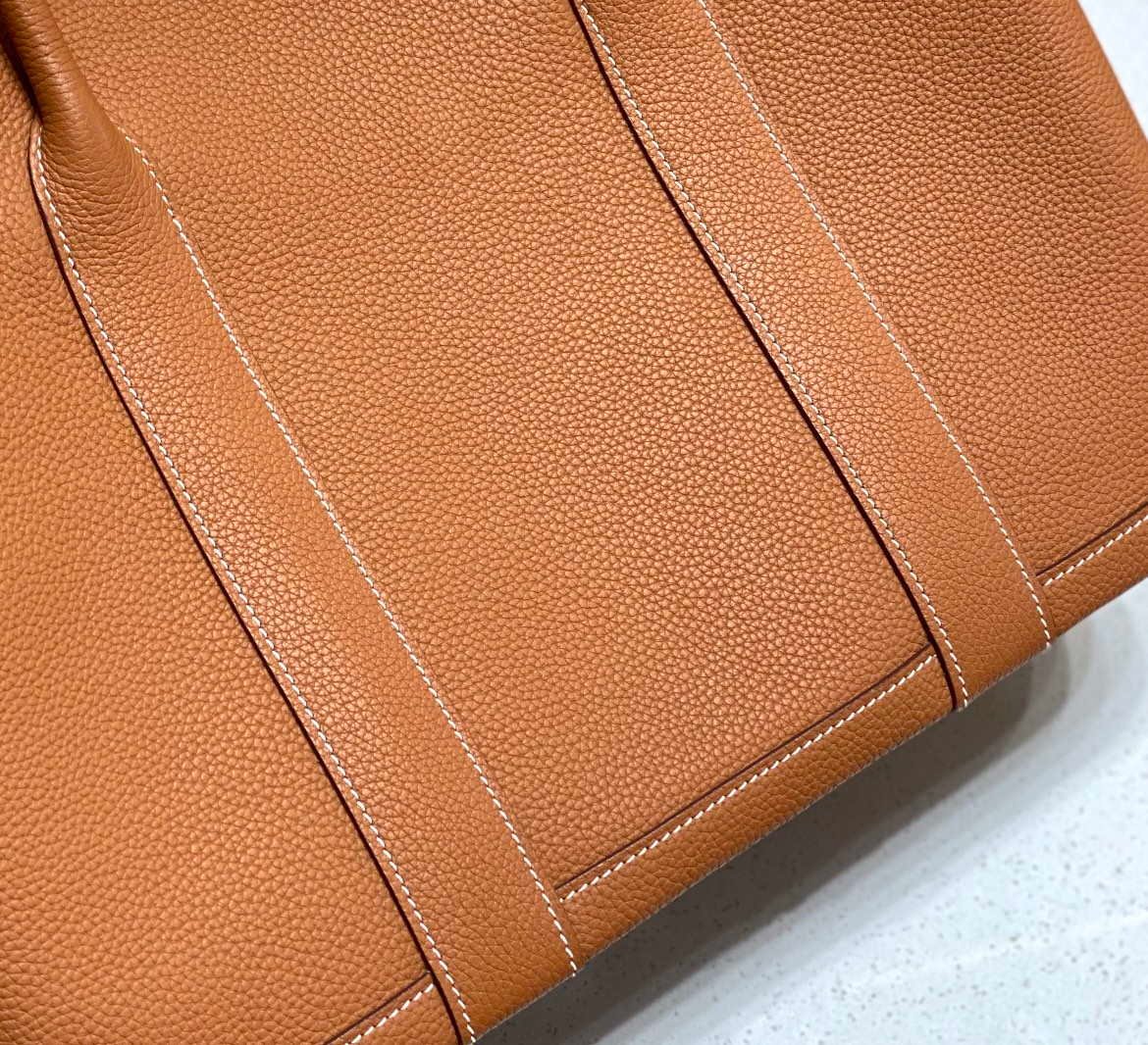 Replica Hermes Brown Togo Medium Garden Party 36cm Bag H239054