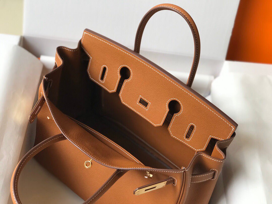 653278c360ae2.jpg Replica Hermes Birkin Designer Tote Bag Epsom Leather 28356 Brown