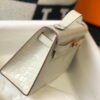 65327a6348c6b.jpg Replica Hermes Mini Kelly Pouchette Crocodile Leather H230239 White