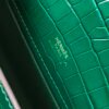 Replica Hermes Mini Kelly Pouchette Crocodile Leather H230238 Green