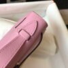 Replica Hermes Mini Kelly Pouchette Epsom Leather H230226 Pink