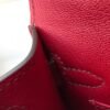 Replica Hermes Kelly Bag Hermes 19CM Epsom Shoulder Mini Bag Wine red 20462