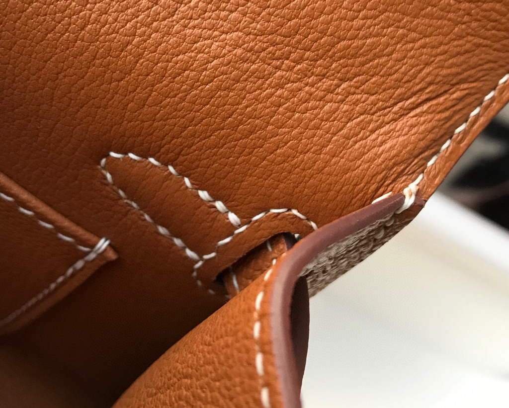 Replica Hermes Kelly Bag Hermes 19CM Epsom Shoulder Mini Bag Tan 20467