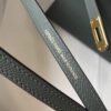 Replica Hermes Kelly Bag Hermes 19CM Epsom Shoulder Mini Bag Dark gray 20474
