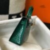 Replica Hermes Kelly Bag Designer Hermes 19CM Shoulder Mini Bag Green 20452