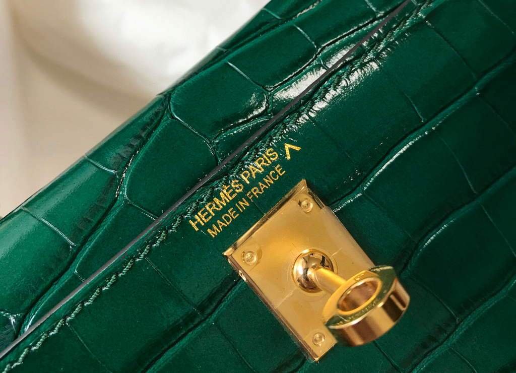 Replica Hermes Kelly Bag Designer Hermes 19CM Shoulder Mini Bag Green 20452