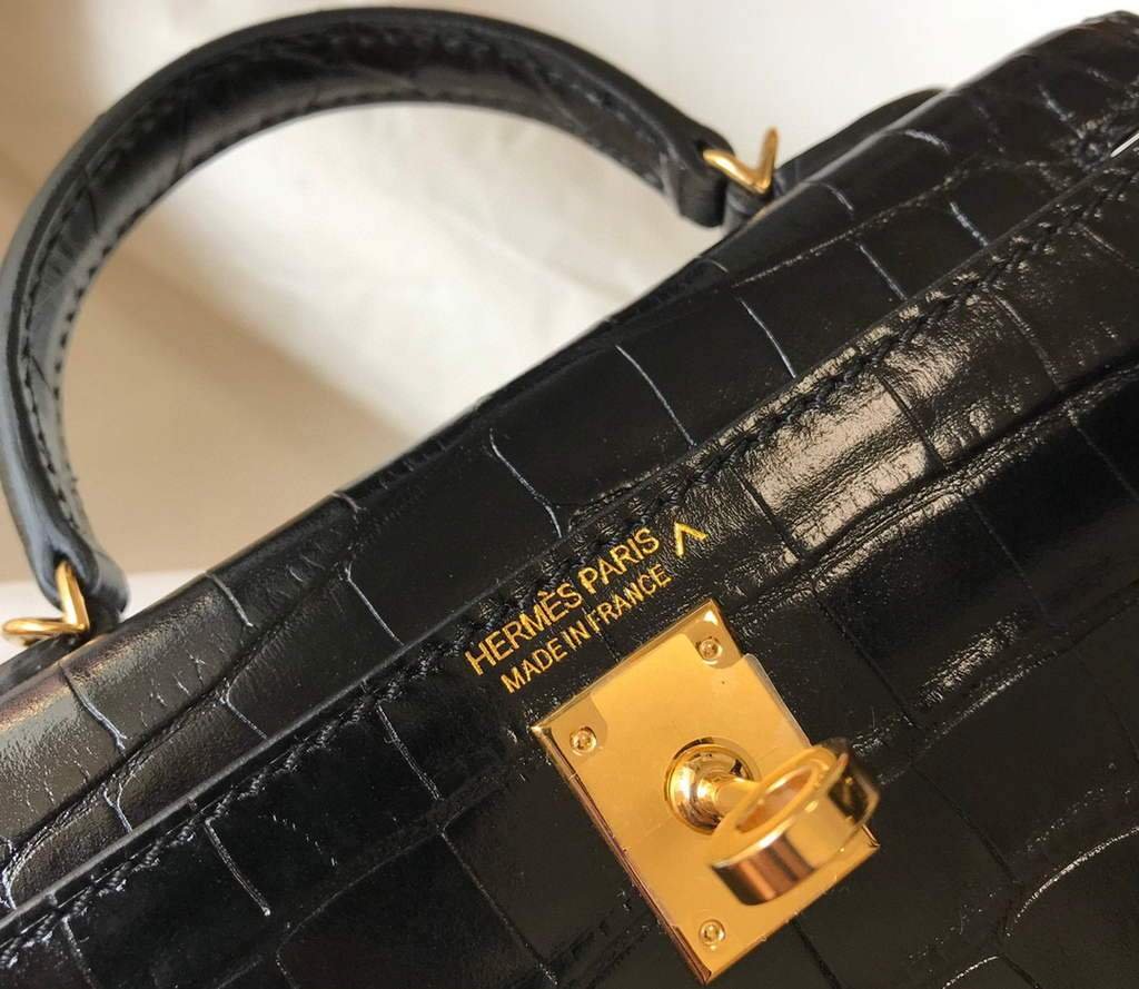 65327c2cae25f.jpg Replica Hermes Kelly Bag Designer Hermes 19CM Shoulder Mini Bag Black 20450