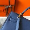 Replica Hermes Sellier Kelly 28cm of Epsom Leather Bag 20338 Blue