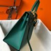 Replica Hermes Sellier Kelly 28cm of Epsom Leather Bag 20336 Green