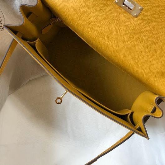 65327c7f43b44.jpg Replica Hermes Sellier Kelly 28cm of Epsom Leather Bag 20334 Yellow