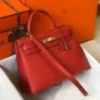 Replica Hermes Sellier Kelly 28cm of Epsom Leather Bag 20332 Red