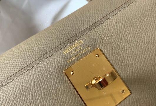 65327c8d74981.jpg Replica Hermes Sellier Kelly 28cm of Epsom Leather Bag 20331 Gray