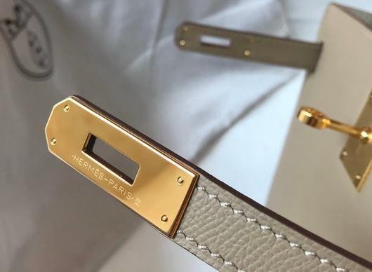 65327c8dc69e0.jpg Replica Hermes Sellier Kelly 28cm of Epsom Leather Bag 20331 Gray