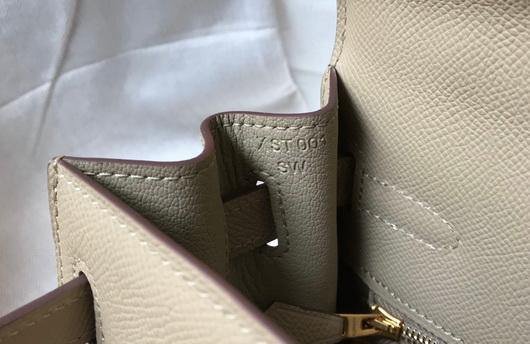 65327c8e2c034.jpg Replica Hermes Sellier Kelly 28cm of Epsom Leather Bag 20331 Gray