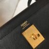 Replica Hermes Sellier Kelly 28cm of Epsom Leather Bag 20330 Black