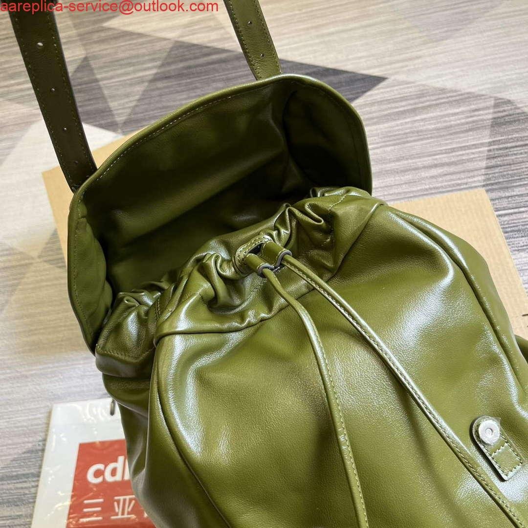 Replica Gucci 725657 Backpack With Tonal Double G Forest green