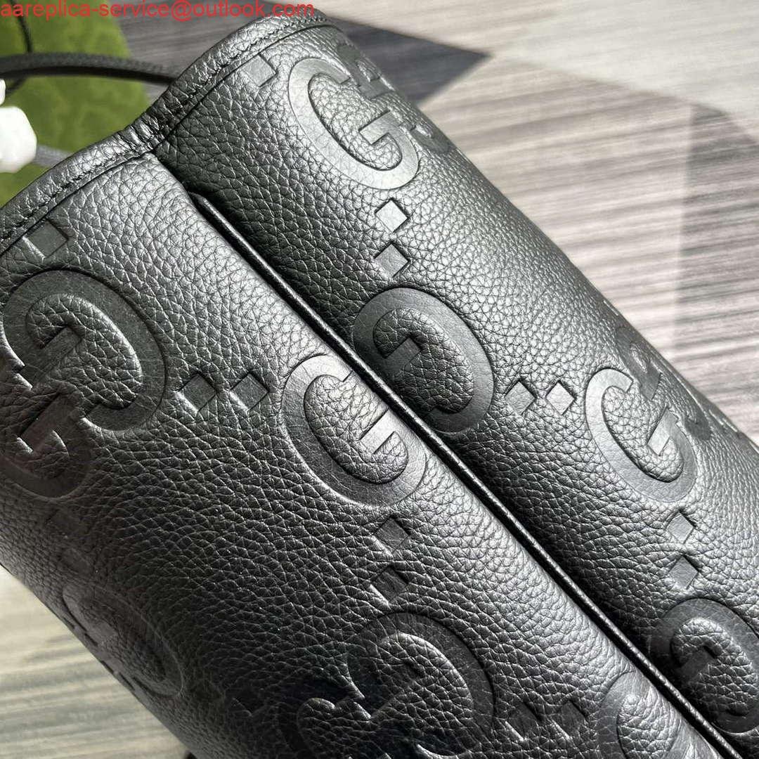 65327f5f3ef91.jpg Replica Gucci 726755 Jumbo GG large tote bag Black