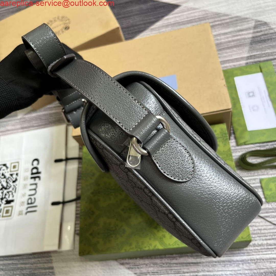 Replica Gucci 724704 Ophidia Messenger Bag Grey
