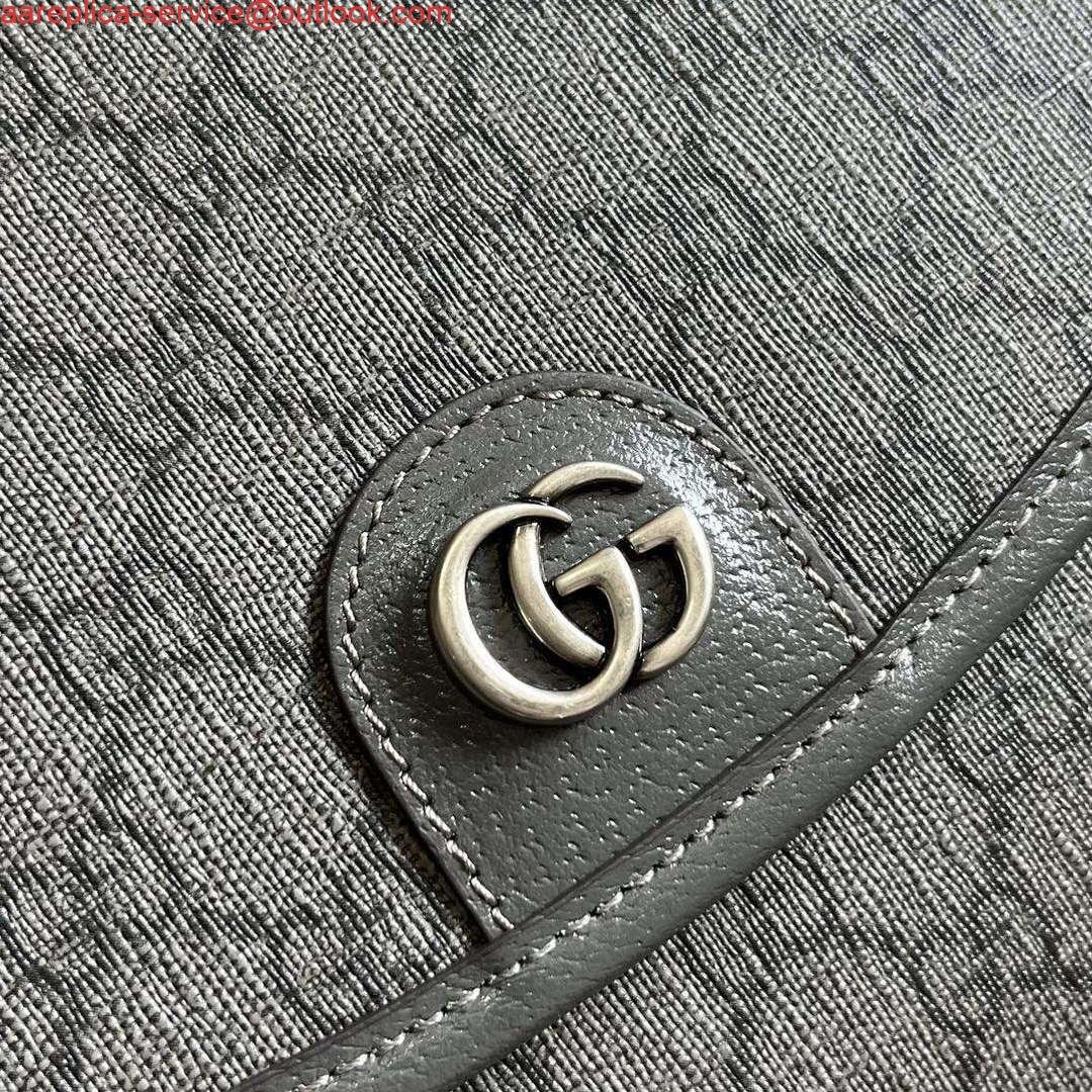 Replica Gucci 724704 Ophidia Messenger Bag Grey