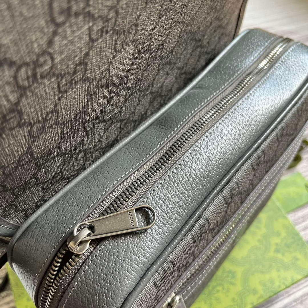 Replica Gucci 724704 Ophidia Messenger Bag Grey