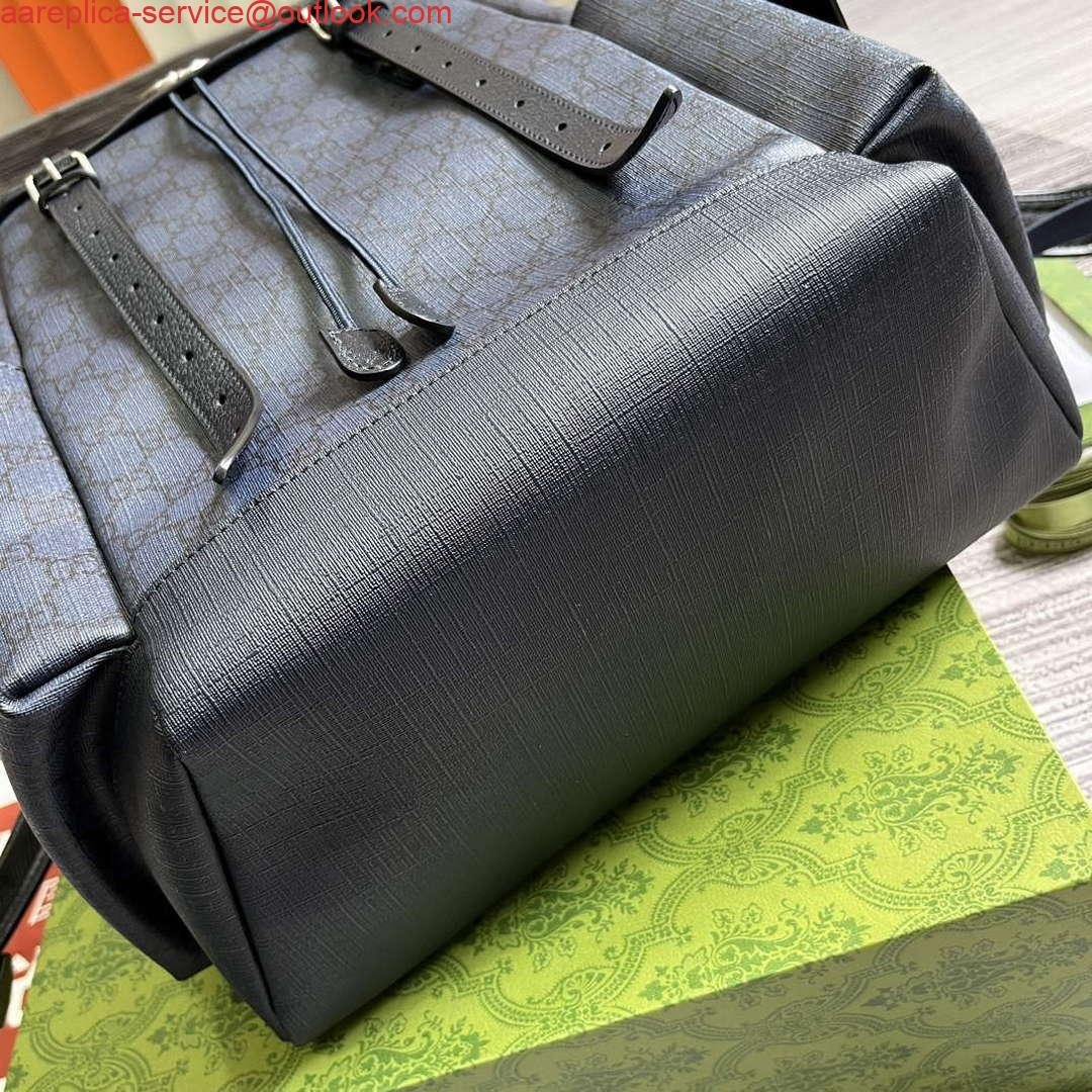 Replica Gucci 598140 Ophidia GG Medium Backpack Blue and black
