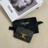 Replica Celine 10I583 Card Holder With Flap Triomphe In Triomphe Canvas Tan
