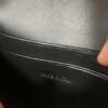 Replica Celine 10I583 Card Holder With Flap Triomphe In Shiny Calfskin Black