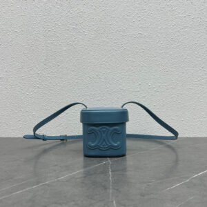 Replica Celine 198153 Shoulder Bag Cuir Triomphe in Smooth Calfskin White