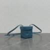 Replica Celine 199263 SMALL BOX cuir triomphe in Smooth Calfskin Blue