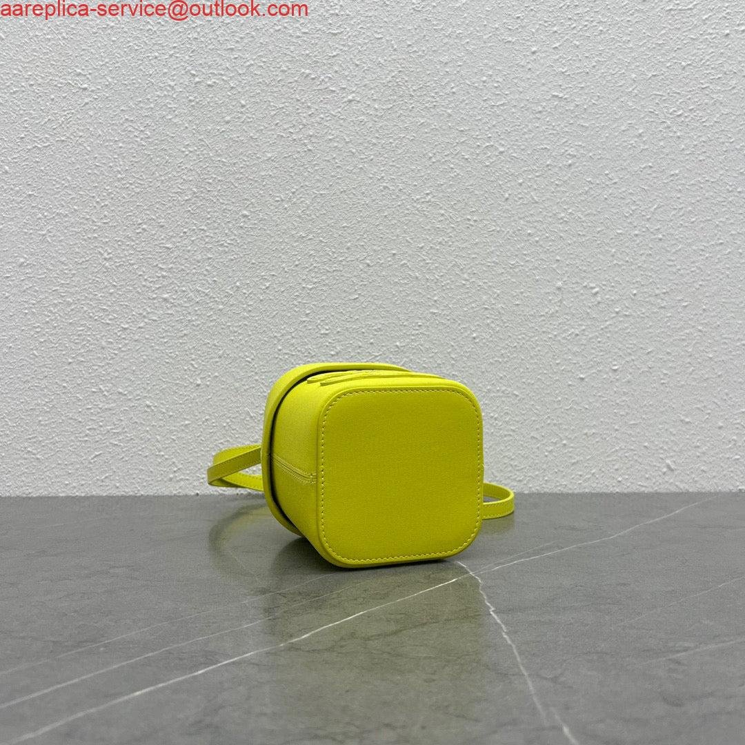Replica Celine 199263 SMALL BOX cuir triomphe in Smooth Calfskin Yellow