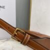 Replica Celine 198153 Shoulder Bag Cuir Triomphe in Smooth Calfskin Brown
