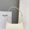 Replica Celine 198153 Shoulder Bag Cuir Triomphe in Smooth Calfskin White