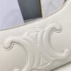 Replica Celine 198153 Shoulder Bag Cuir Triomphe in Smooth Calfskin White