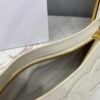 Replica Celine 198153 Shoulder Bag Cuir Triomphe in Smooth Calfskin White